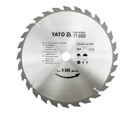 YATO SIRKELSAG WIDIA 350x30mm 28-TANN 6080