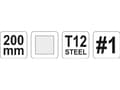 Miniatyrbild 2 av 2: METAL PUNCHER 200mm #1 KWADRAT