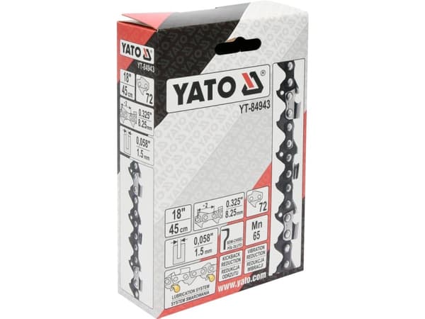 Yato YT-84943, Alle merker, 8,26 / 0,325 mm (0.325 / 0.325"), 45 cm