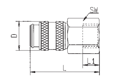 Pikkukuva 3 / 3: RECTUS 3/8" pikaliitin (11993)