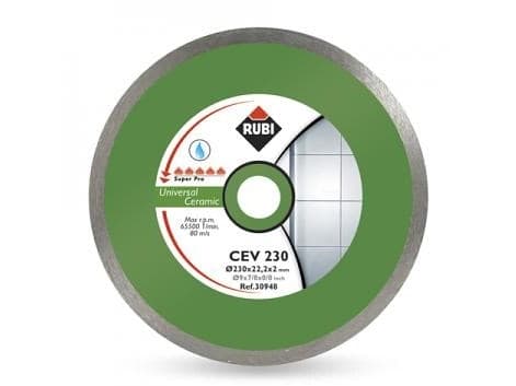 RUBI DIAMANTBLAD FOR KERAMISK CEV 200 x 25,4 mm SUPERPRO