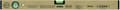 Miniatyrbilde 2 av 2: GLOSSARY Gold aluminum spirit level P01 1000mm (10101)