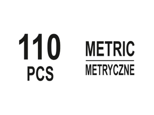 Yato smörjnipplar/metriska kalamiter 110st (YT-06888)