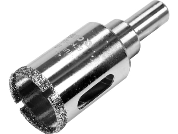 Yato YT-60429, Borr, Diamantoborrskär, 2,5 cm, Sten, Keramiska, Kolstål, Cylindriskt skaft