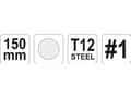 Pikkukuva 2 / 2: METALLITYKIN 150mm #1 ROUND