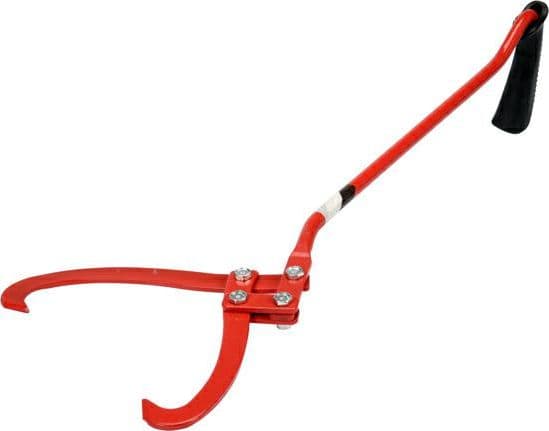 Yato YT-79907, Log tongs, Kolstål, Polyvinylklorid (PVC), Röd, 275 mm, 770 mm