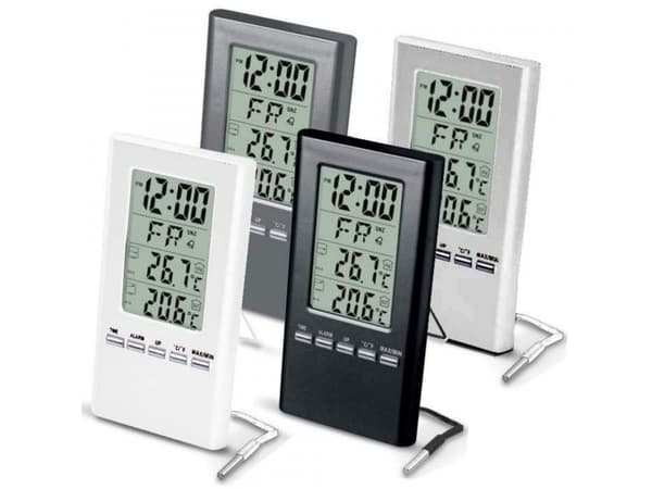 Terdens Weather station WBG elektroninen ulko-/sisälämpömittari, jossa on anturi kaapelilla (1508)