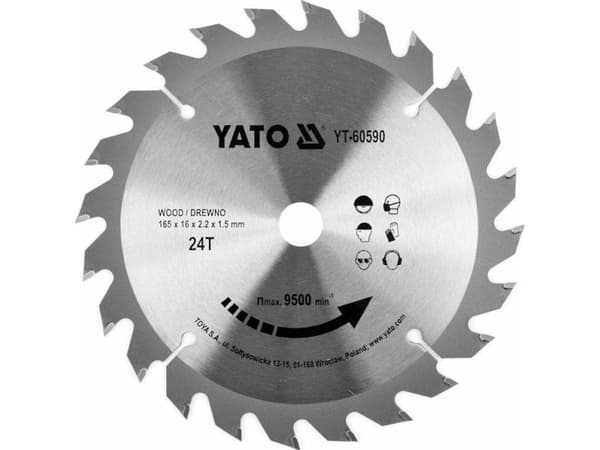 Yato YATO SÅG SHIELD.WID. 165 * 24 * 16 60590 YT-60590