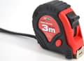 Miniatyrbilde 1 av 2: AWTools red and black tape measure 3m x 16mm (AW27133)