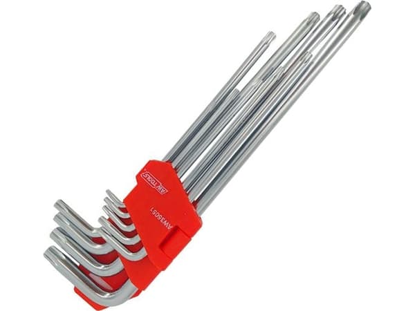 AWTools Torx-avaimet extra pitkät 9 kpl (AW35051)