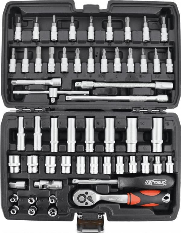 AWTOOLS 1/4" NØKLER 56 stk