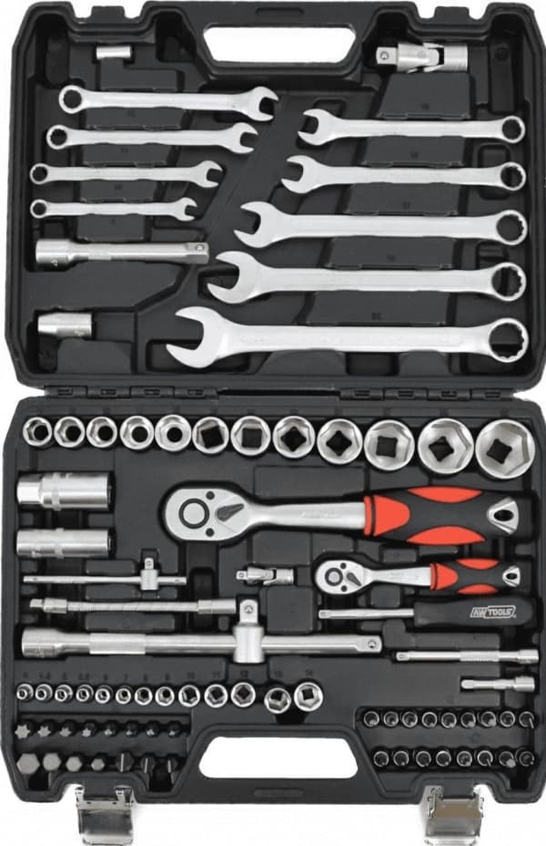 AW-Tools AWTOOLS-avainsarja 82el 1/2"/ 1/4"
