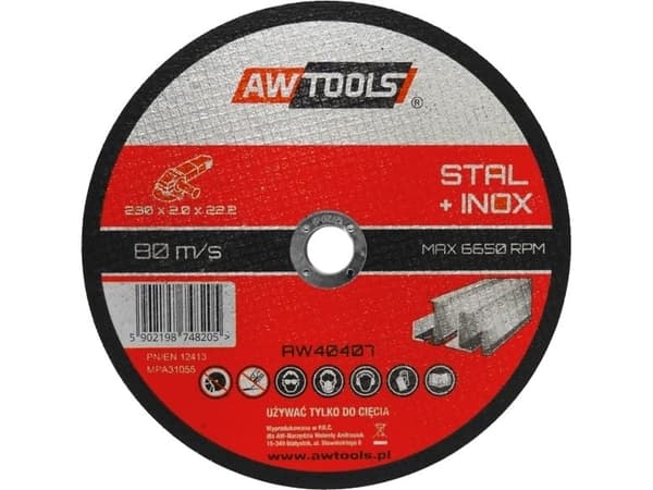 AW METALL TARGET 230*2,0mm / 22,2