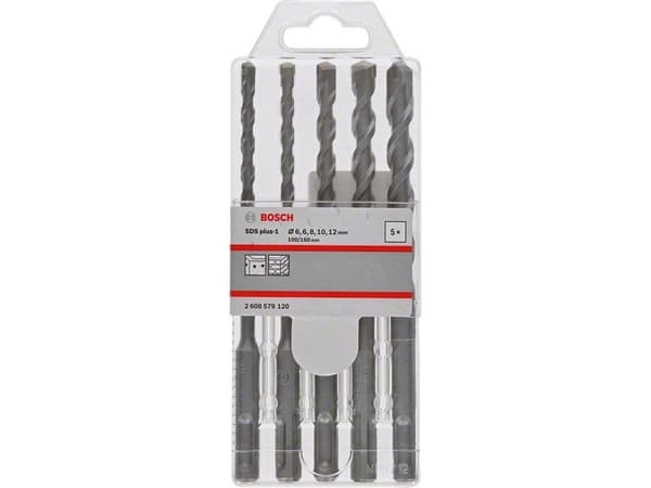 Betongbor Bosch BOSCH DRILL SDS PLUS-1 KPL. 6/6/8/10/12 B2608579120