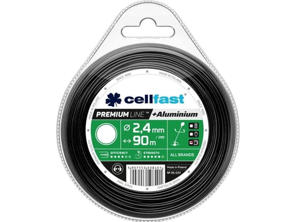 Cellfast Celfast, premium 2,4 mm 90 m cirkulär (35-037)