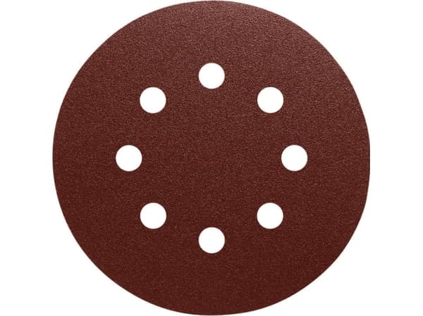 KLINGSPOR SELVAVDHÄLLANDE ABRASIVE DISK 125mm PL28CK gr. 80 GLS5 8-HOLES / 50st.