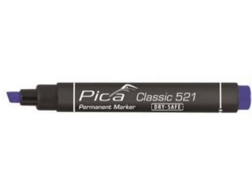Pica Permanentmarker 2-6mm, Wedge Tip, blue