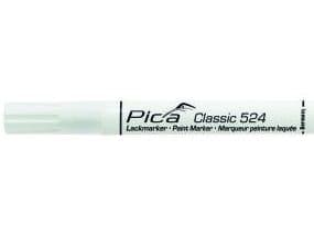 Pica markeringspenna vit - Classic Industry färgmarker med rund spets 2-4 mm