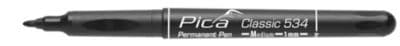 Pica pen classic 534 - Classic permanent marker INSTANT-DRY 1mm rund spids sort