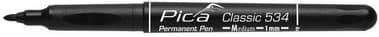 Pica pen classic 534 - Classic permanent marker INSTANT-DRY 1mm rund spids sort