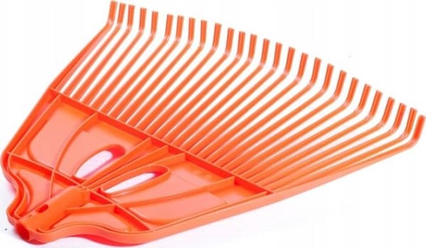 Ramp muovinen lehtiharava oranssi kehyksetön XL RG4-P