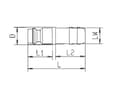Miniatyrbilde 2 av 2: RECTUS Connection 9mm (12214)