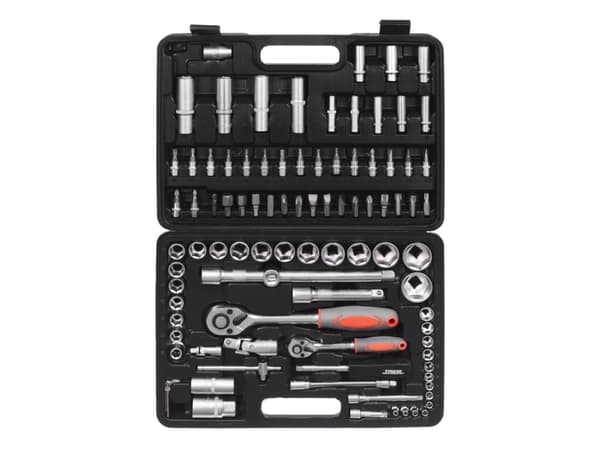Sats med 94 skiftnycklar 1/2", 1/4" T58687 STHOR