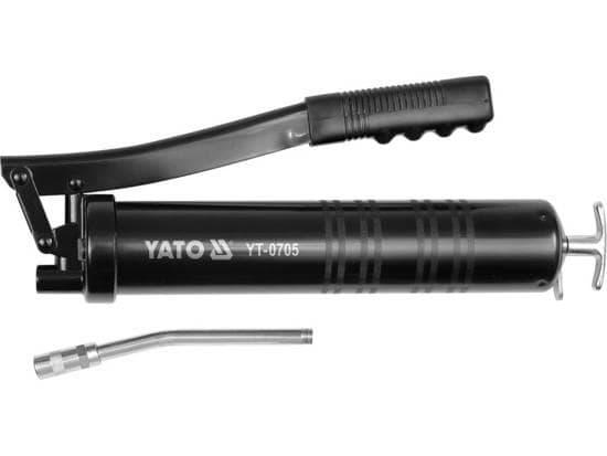 Yato YT-0705, Fettspruta, Svart, Gjuten aluminium, 400 ml, 31 Bar, 70 Bar