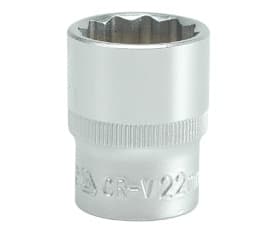 Yato YT-1284, Stikkontakt, 1/2", Metrisk, 1 hoder, 22 mm, Kromvanadiumstål