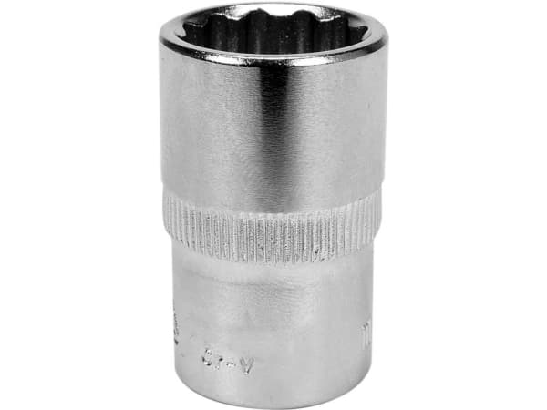 Yato YT-1284, Stikkontakt, 1/2", Metrisk, 1 hoder, 22 mm, Kromvanadiumstål