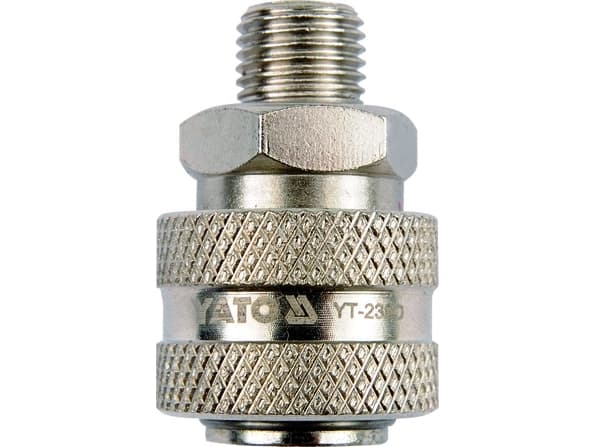 Yato YT-2392, Nikkeli, Nikkeli, Terästä, Ulkokierre, 1/2", 1 kpl