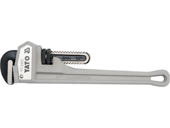 Yato YT-2482, Alumiini, Musta, Amerikkalaiset putkipihdit, Alumiini, 6 cm, Alumiini, Kromi-molybdeeniteräs