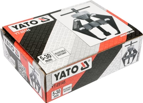 Yato YT-25145, Trinse med skyvbare krokgrep, Kull stål, Sort, Rustfritt stål, 3 cm, 1 stykker