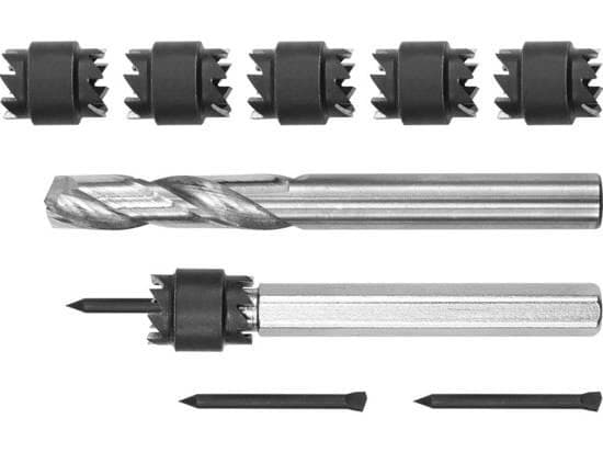 Yato YT-28920, 1 cm, Snabbstål (HSS), 9 styck