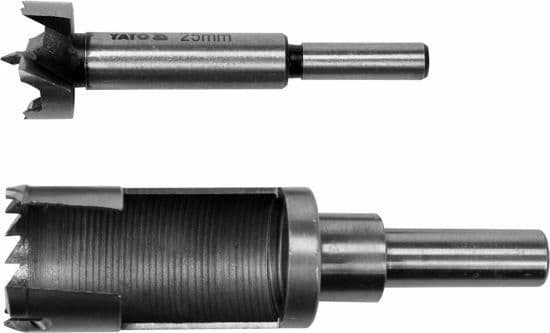 Yato YT-33832, Single/enkelt, Drill, Tre, Kull stål, Sylindrisk Skaft, 2,5 cm