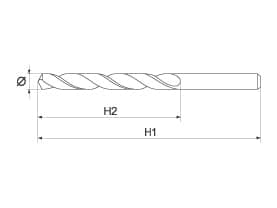 Yato YT-4050, Borr, 5 mm, 82 mm, Gjutjärn, Icke-järnmetaller, Plast, Rostfritt stål, Stål, 5,2 cm, 135°