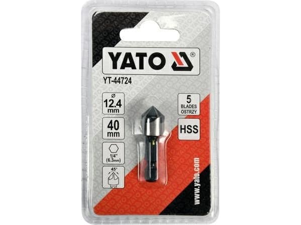 Yato Pogłębiacz do metalu 12,4mm HEX (YT-44724)