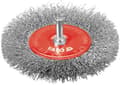 Miniatyrbilde 2 av 2: Yato YT-4758, Førpoleringsbørste, 4500 RPM, 10 cm, Rød, Rustfritt stål