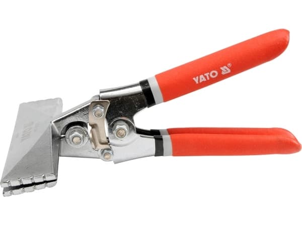 Yato YT-5142, Puristuspihdit, 15 cm, 3,5 cm, Hiiliteräs, Polyvinyylikloridi (PVC), Terästä, PVC-muovi, Terästä, Punainen