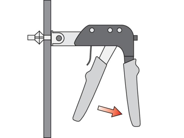 Yato YT-51450, Dowel mounting plier, Punainen, Musta, Polyvinyylikloridi (PVC), Terästä, 11 kpl