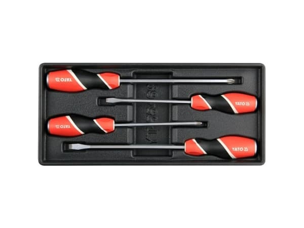 YATO SKRUTREKKERS SET 4 stk. INNSLAG TIL SKAP YT-55469