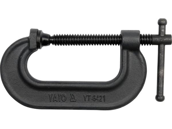 Yato YT-6421, C-Tvinge, Kull stål, Støpejern, 7,5 cm