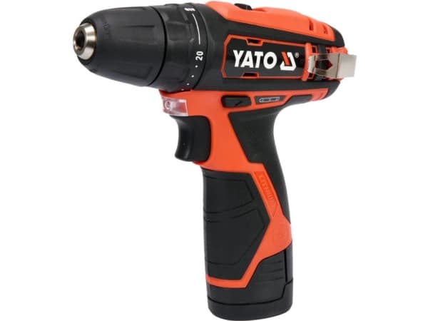 Yato YT-82901, Elektrisk skrutrekker, Pistolhåndtak, Sort, Rød, Overbelastning, IP20, 1300 RPM