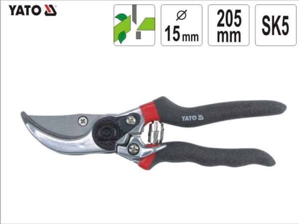 Yato YT-8800, Forbigang, PVC, Sort, Oransje, Stål, 205 mm, 1,5 cm