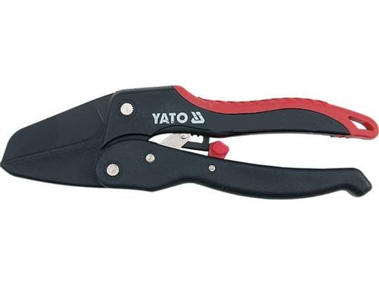 Yato YT-8807, Ohisyöttö, PVC-muovi, Musta, Punainen, Hiiliteräs, Musta, 200 mm