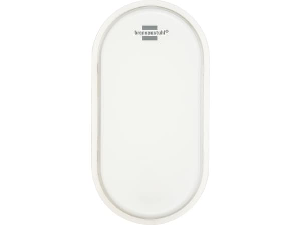 Brennenstuhl 1270780900, Oval, 1 lampor, 4000 K, IP65, Vit