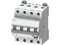 Pikkukuva 3 / 5: Siemens 5SU13467FP16 FI-sikkerhedsafbryder/automatsikring Sikringsstørrelse = 3 4-polet 16 A 0,003 A