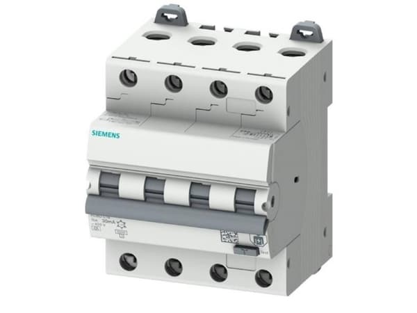 Siemens 5SU13467FP16 FI-sikkerhedsafbryder/automatsikring Sikringsstørrelse = 3 4-polet 16 A 0,003 A