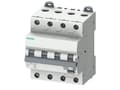 Pikkukuva 4 / 5: Siemens 5SU13467FP16 FI-sikkerhedsafbryder/automatsikring Sikringsstørrelse = 3 4-polet 16 A 0,003 A