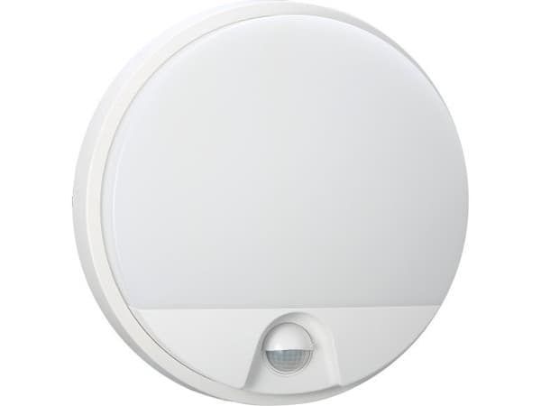 BestService Oprawa plafoniera Lumax Oval LO1541HNS H 15W 1230lm NW 840 IP54 IK10 koło sensor PIR biała